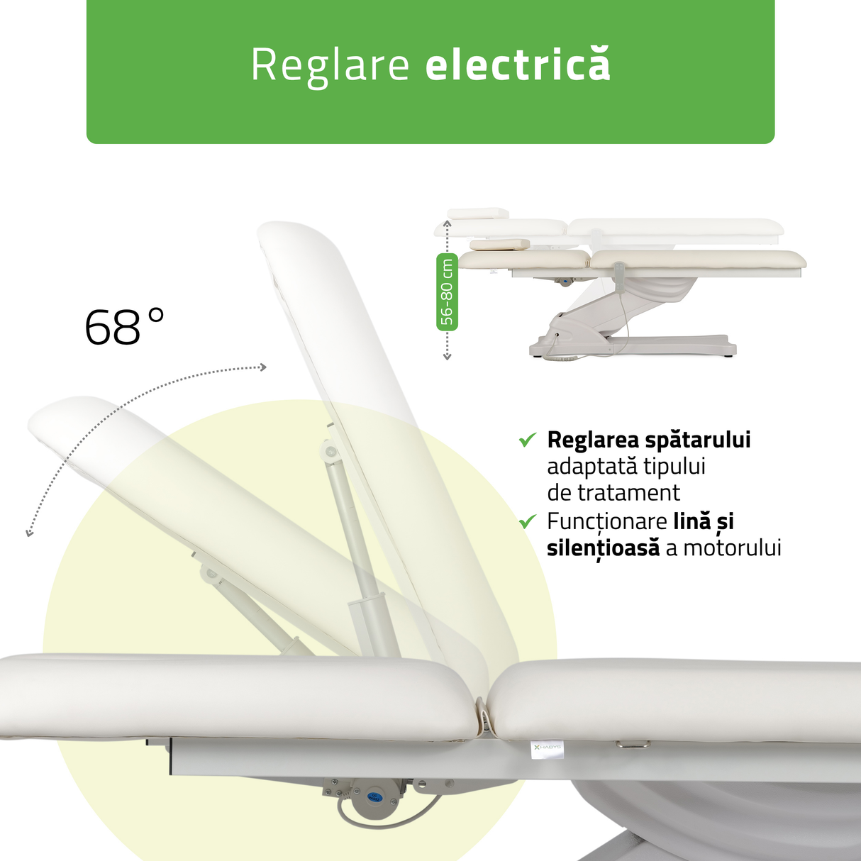 Pat cosmetic electric încălzit | Camilla PRO 2 | Telecomandă Manuală