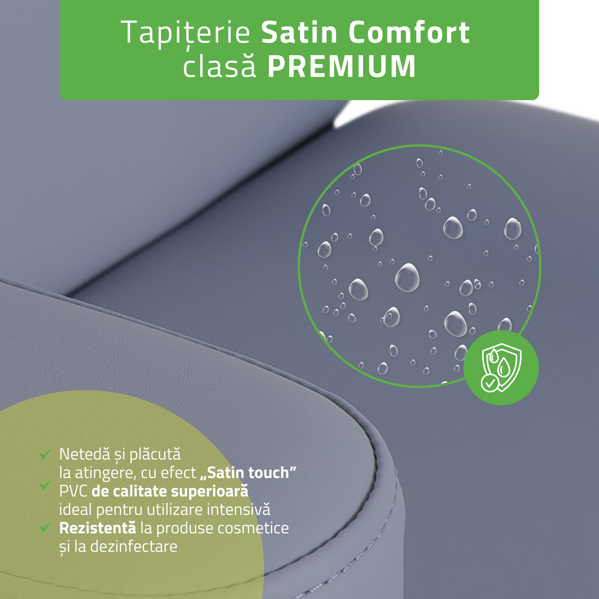 Fotoliu cosmetic, electric Elara PRO 4, violet | Telecomandă manuală | 3 ani garanție!