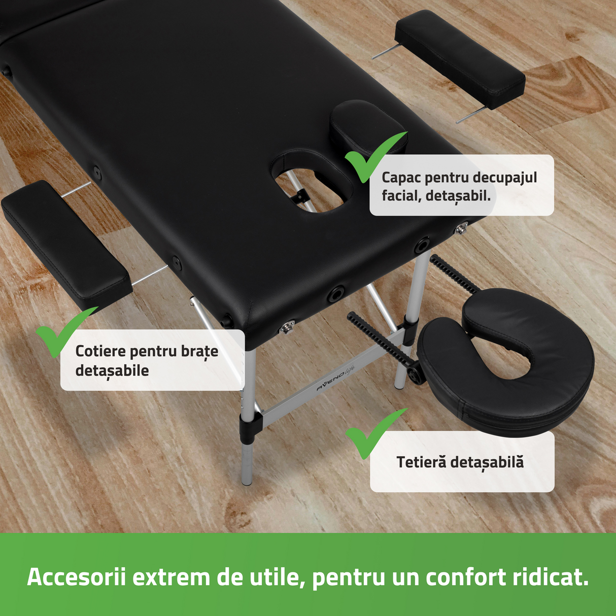 Masă de masaj pliabilă Nadia | Pat cosmetică