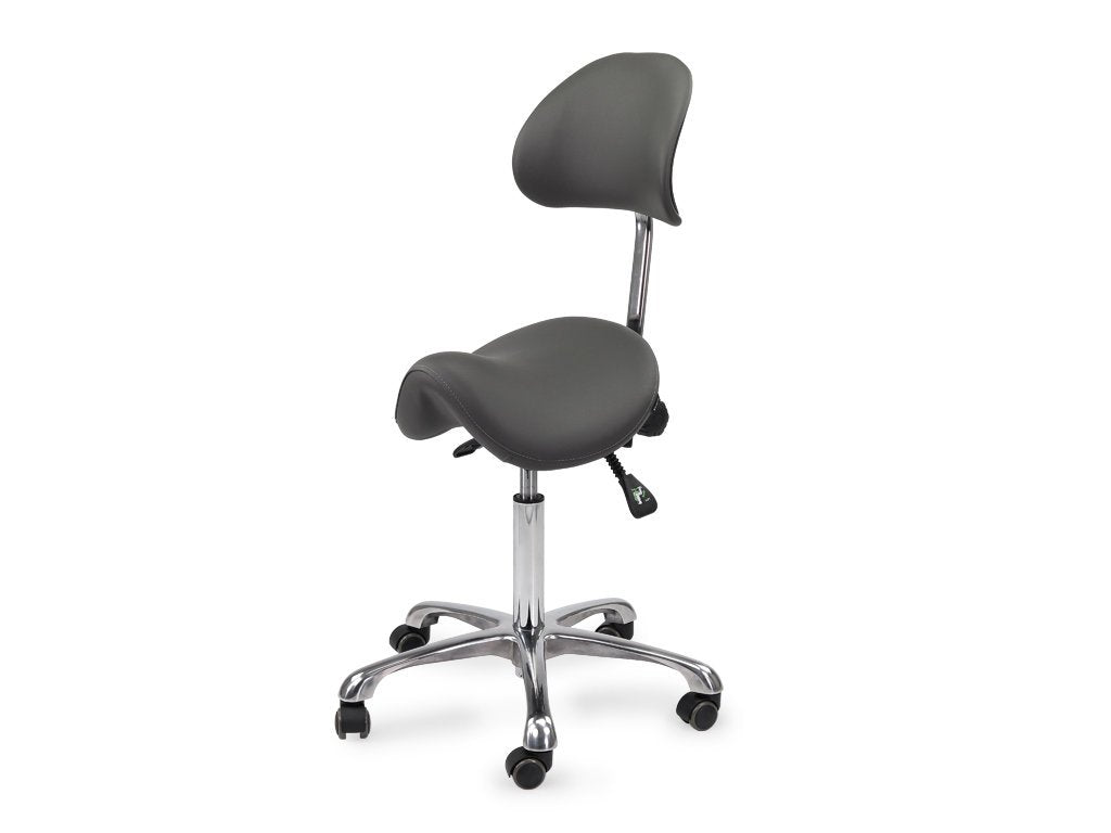 Scaun,Taburet rotativ cu spătar | Diana