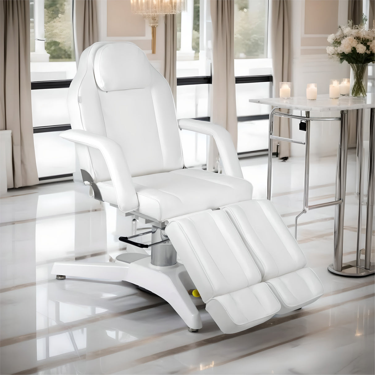 Fotoliu cosmetică | Max Bianco | Sistem de Reglare Hidraulică a înălțimii