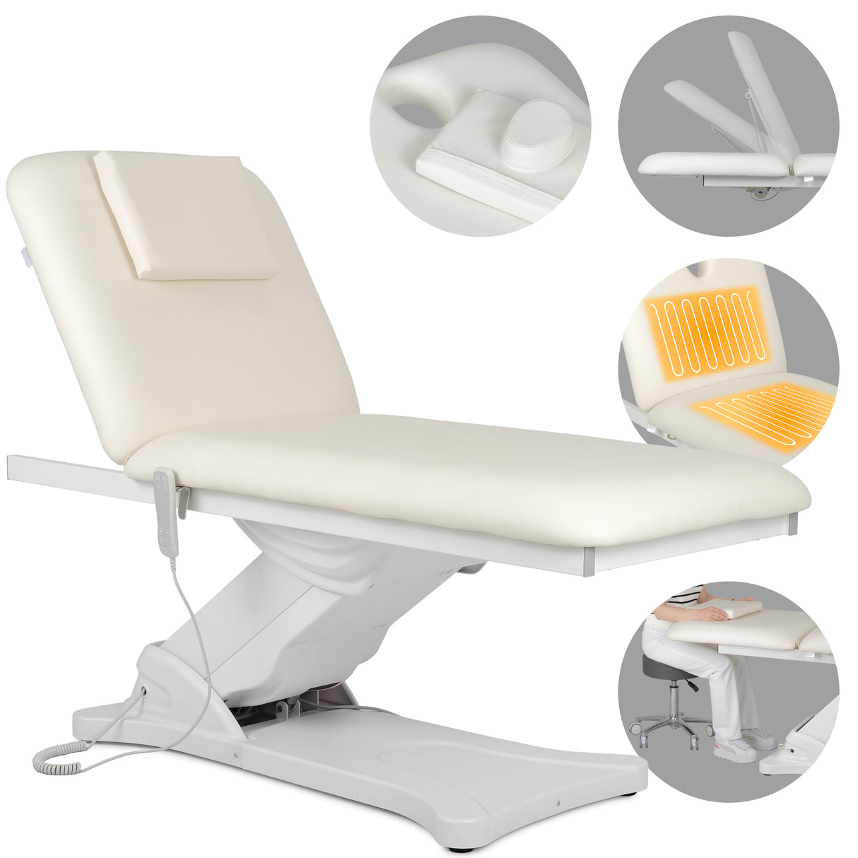 Pat cosmetic electric încălzit | Camilla PRO 2 | Telecomandă Manuală