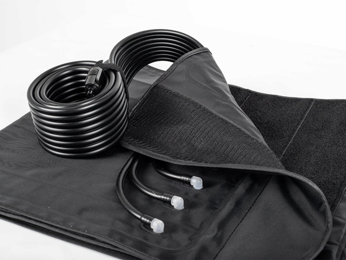 Dispozitiv Habys | Manșetă pentru drenaj limfatic | pentru șold și abdomen | mărime universală | tuburi de aer | sistem cu 8 camere