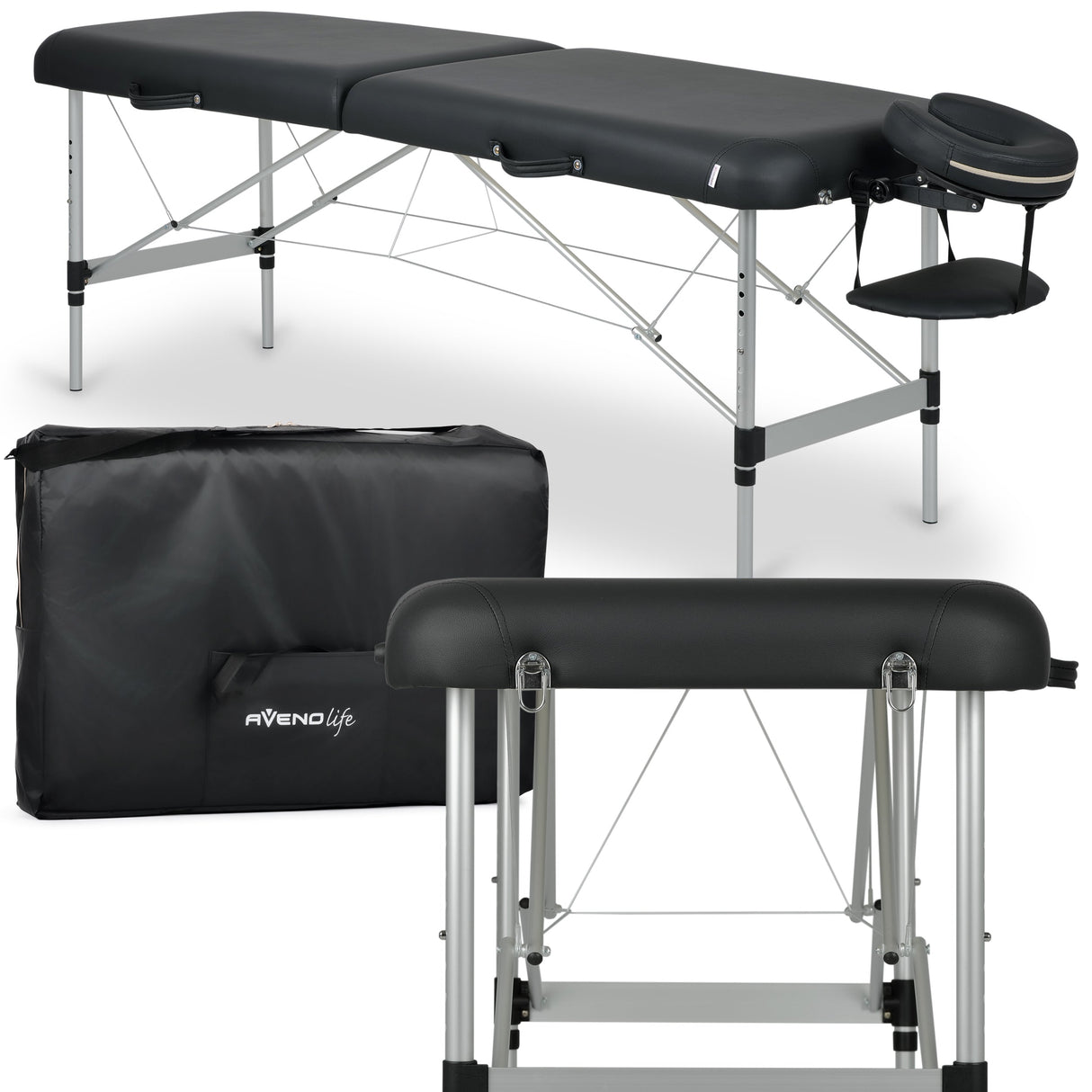 Pat cosmetic pliabil Estetic Dark | Masă pentru masaj