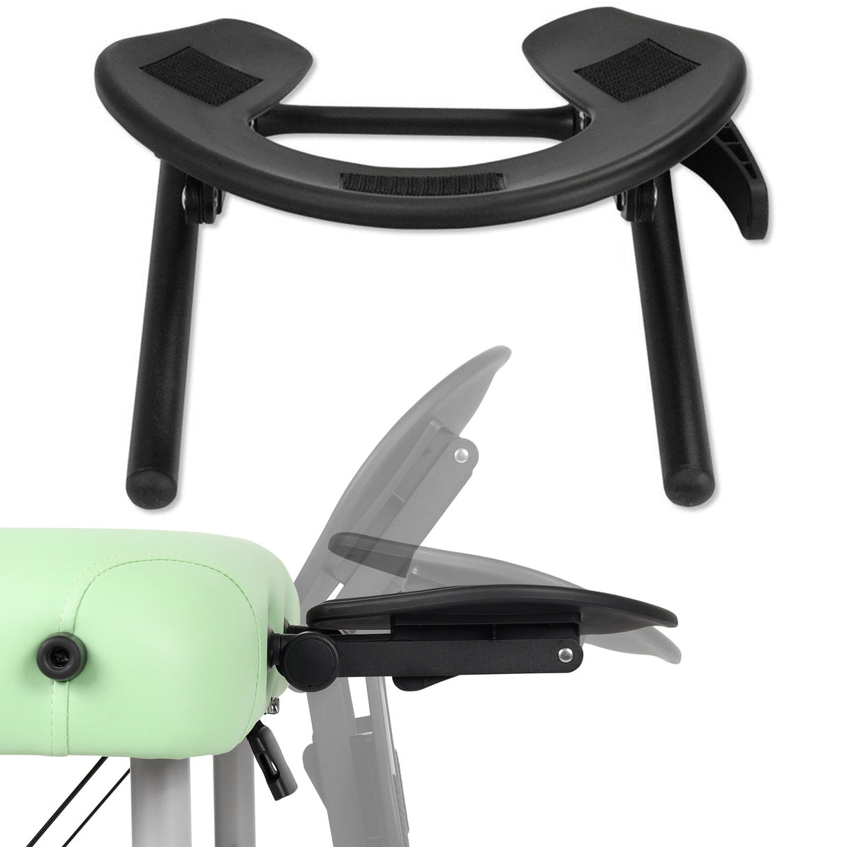 Structura tetieră reglabilă 2D Ergo | Negru