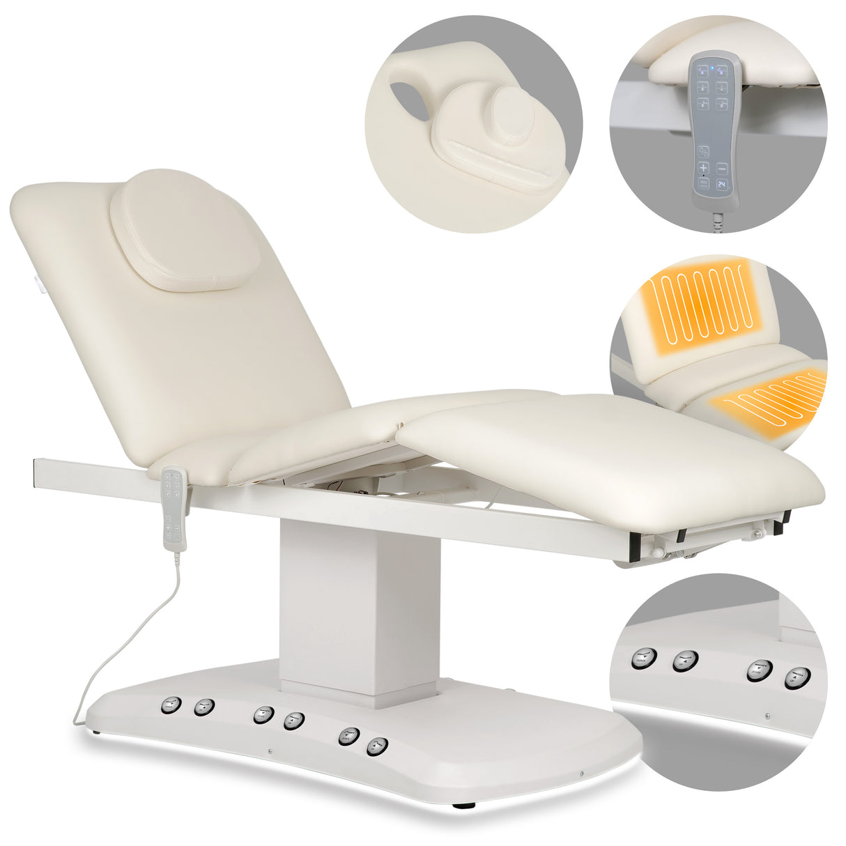 Pat cosmetic electric încălzit | Serenity PRO 4 | Panou Control | Telecomandă Manuală | 3 ani garanție!