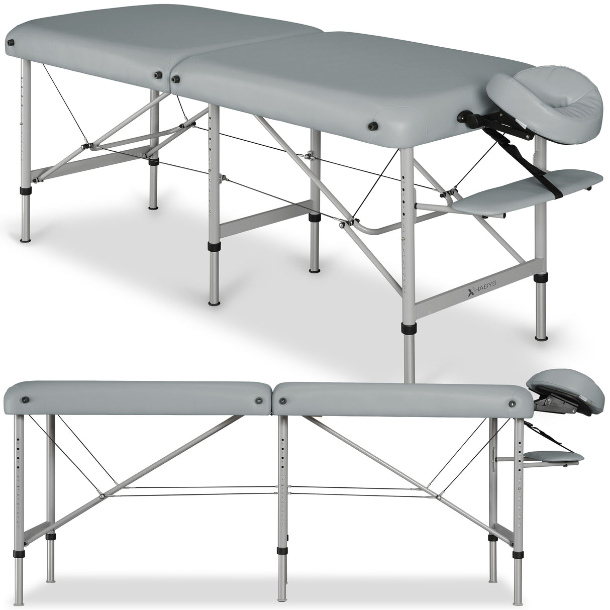 Masă de masaj pliabilă Medmal | Masă cosmetică | Aluminiu