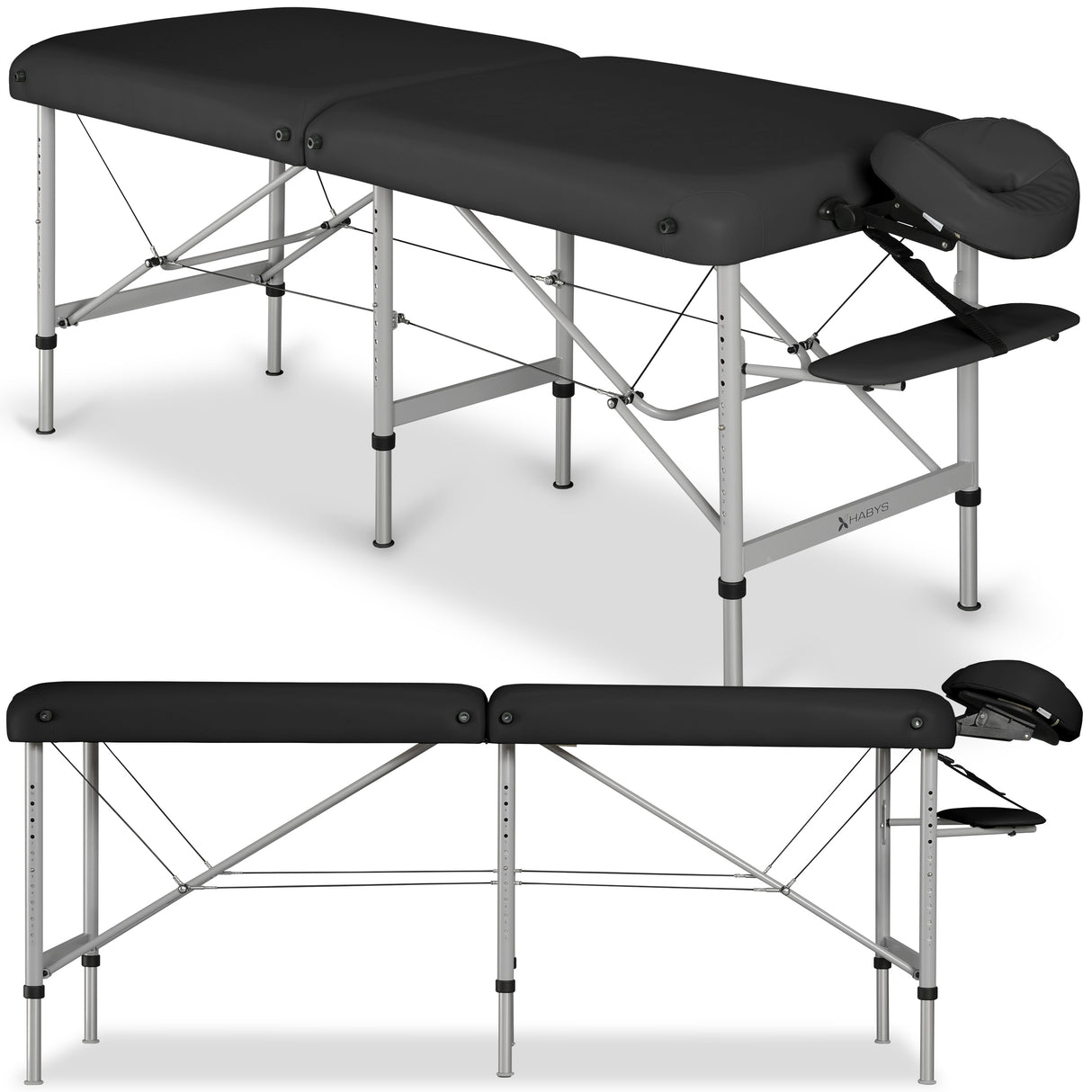 Masă de masaj pliabilă Medmal | Masă cosmetică | Aluminiu