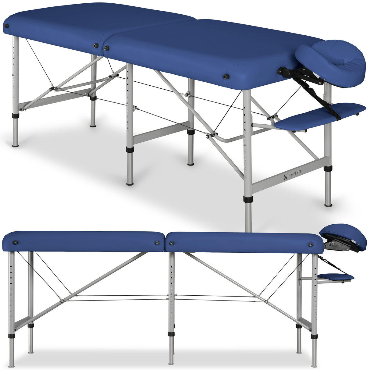 Masă de masaj pliabilă Medmal | Masă cosmetică | Aluminiu