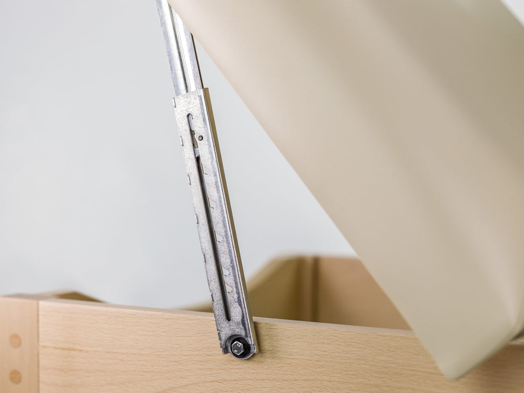 Masă de masaj, șezlong din lemn Nova | Ecru