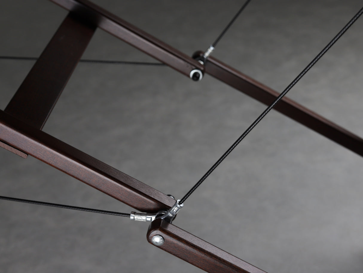 Masă de masaj pliabilă Panda (cadru de fag vopsit) | Masă cosmetică | 70 cm | Bej