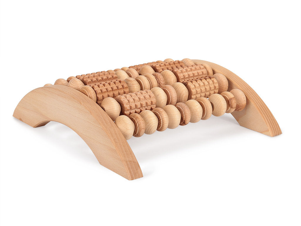 Masajer din lemn natural de fag | pentru masajul picioarelor