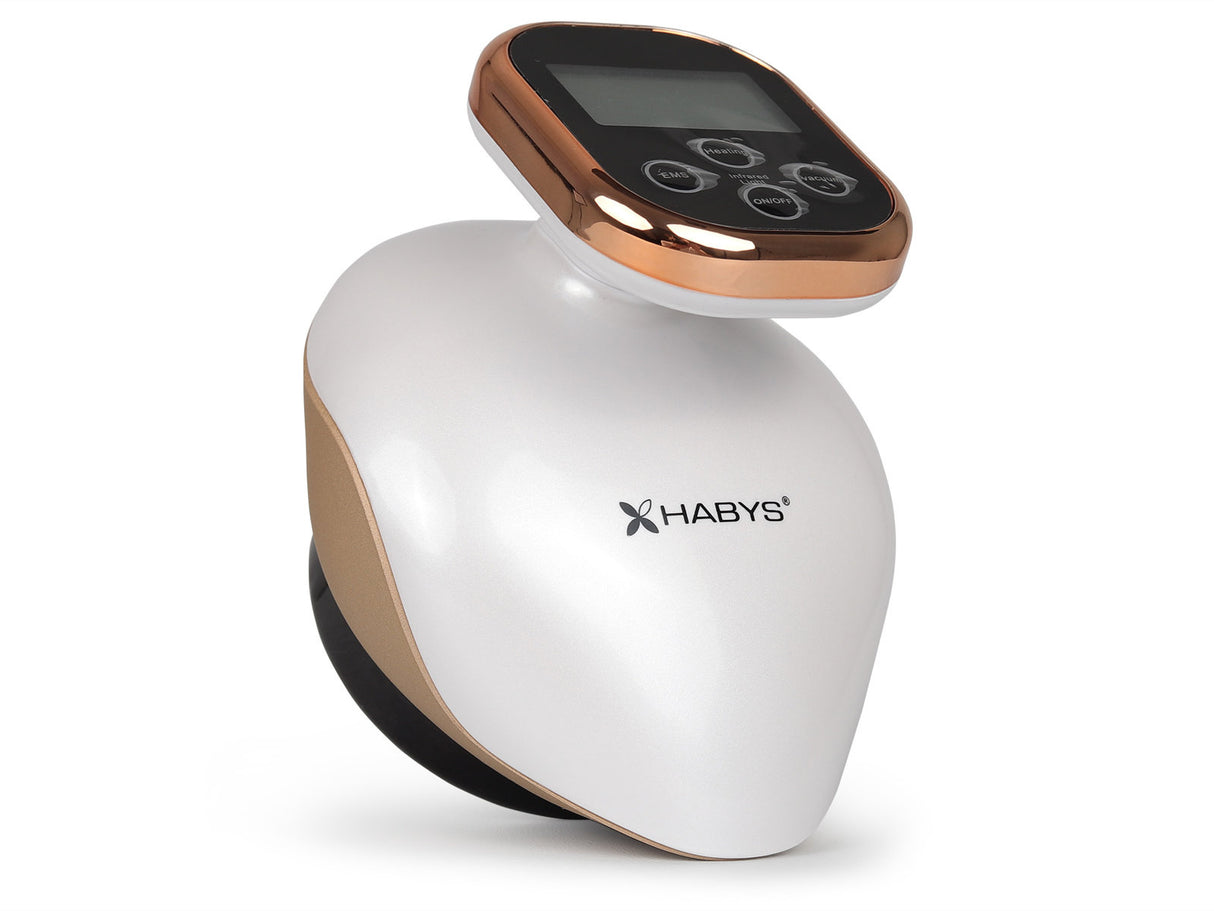 Dispozitiv electric de masaj cu ventuze și mâner | încălzire și magnetoterapie | EMS