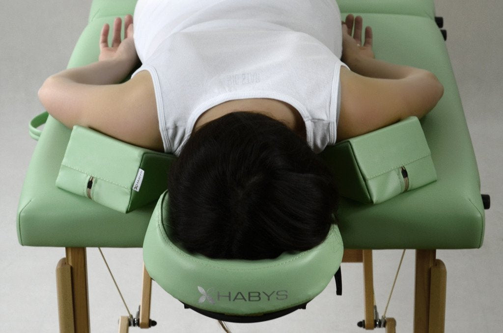 Pernă triunghiulară de poziționare pentru masaj 20x15x10 cm | Soft Touch