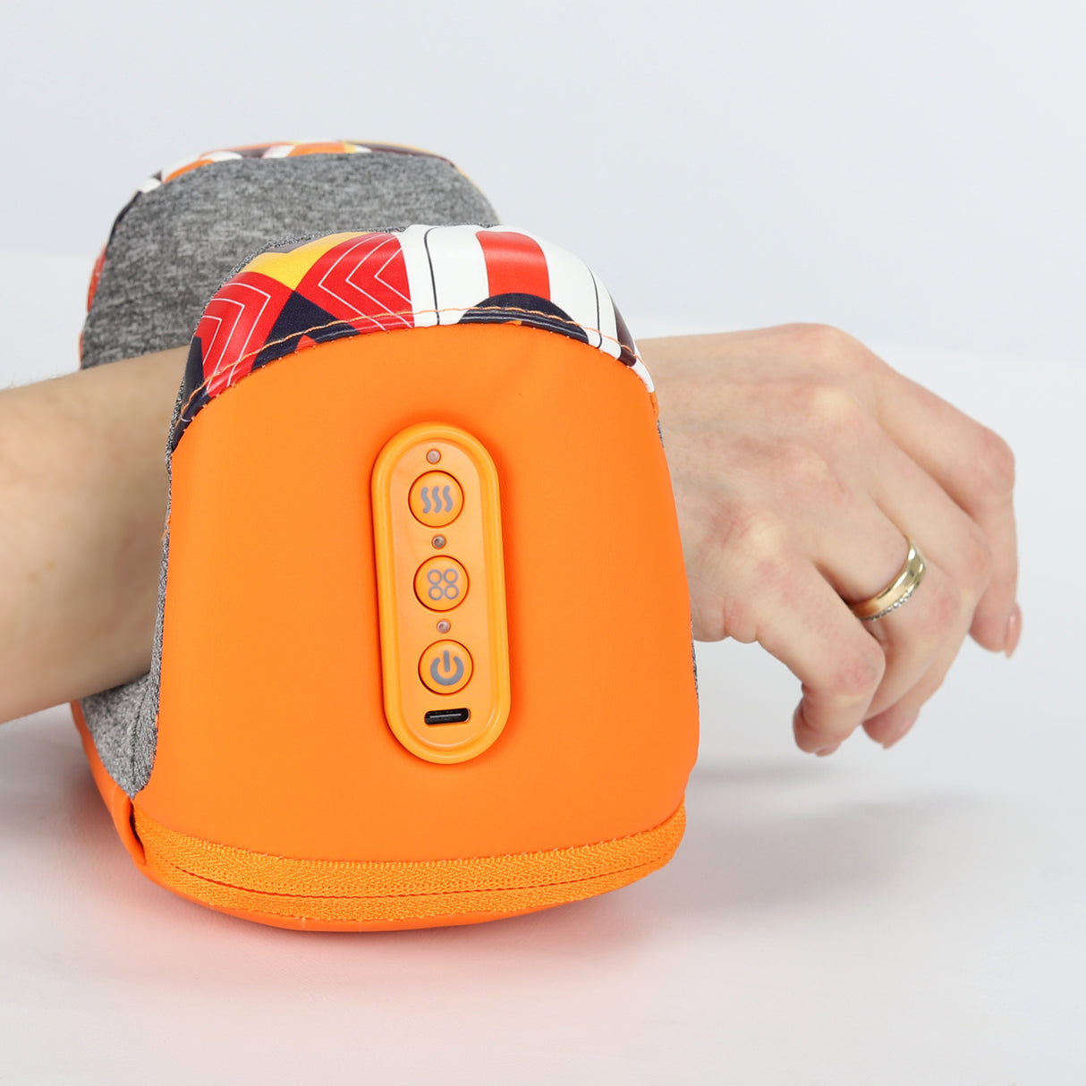 Dispozitiv electric pentru masaj pentru încheietura mâinii | funcție de încălzire | 3 în 1