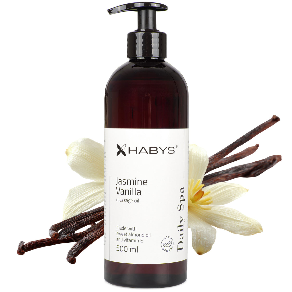 Ulei de masaj Habys | Daily Spa Iasomie & Vanilie | 500 ml