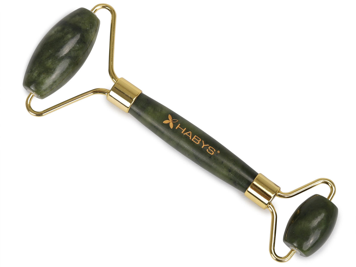 Set de masaj Gua Sha din jad | Rolă din piatră de jad