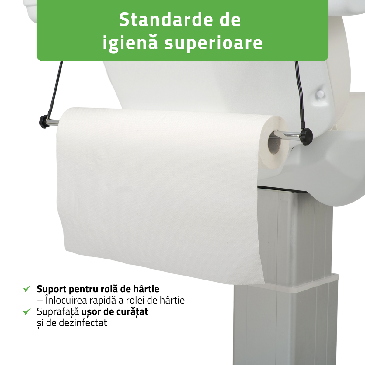 Pat cosmetic electric | Ravia PRO 3 | Fotoliu cosmetic cu reglare electrică | Telecomandă de manuală | 4 motoare electrice