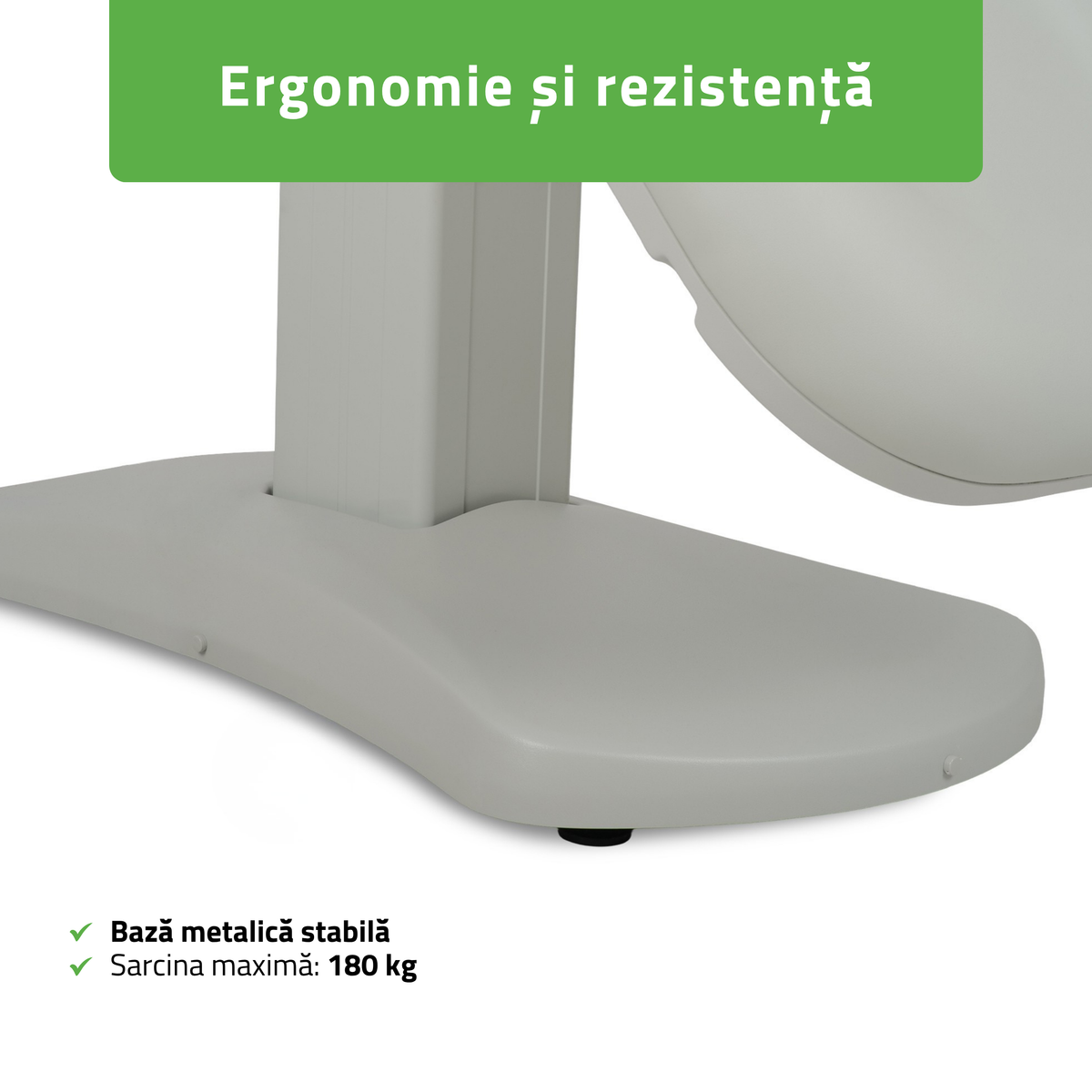 Pat cosmetic electric | Ravia PRO 3 | Fotoliu cosmetic cu reglare electrică | Telecomandă de manuală | 4 motoare electrice
