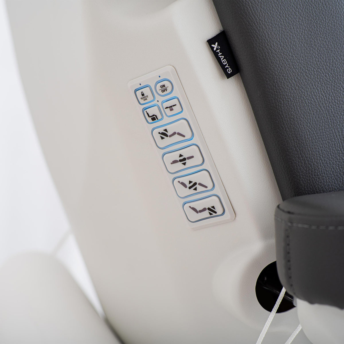 Fotoliu cosmetic electric Habys Evia Pro | 4 motoare | rotație la 45° | Garanție 3 ani