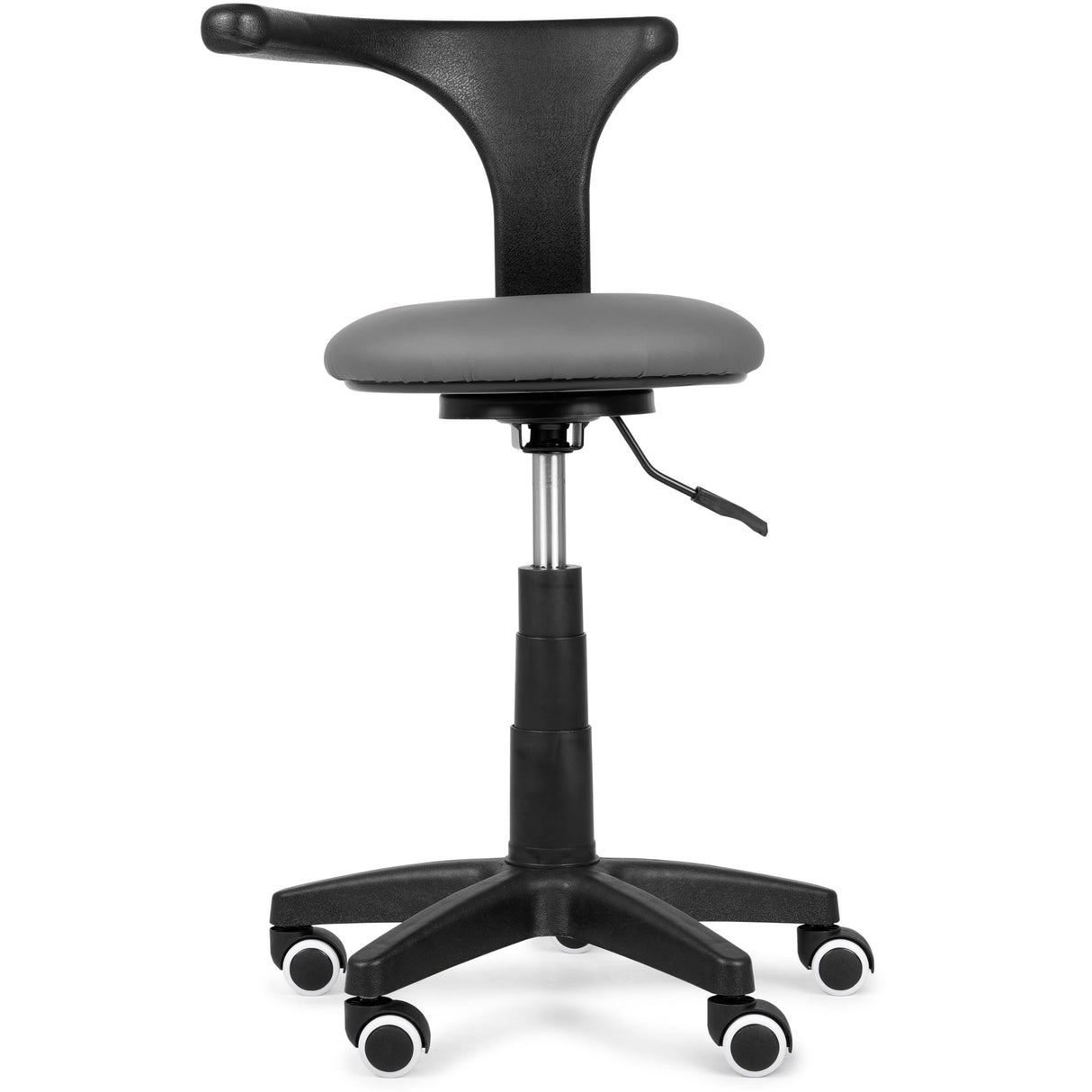 Scaun, Taburet rotativ cu roți și spătar | Tessa