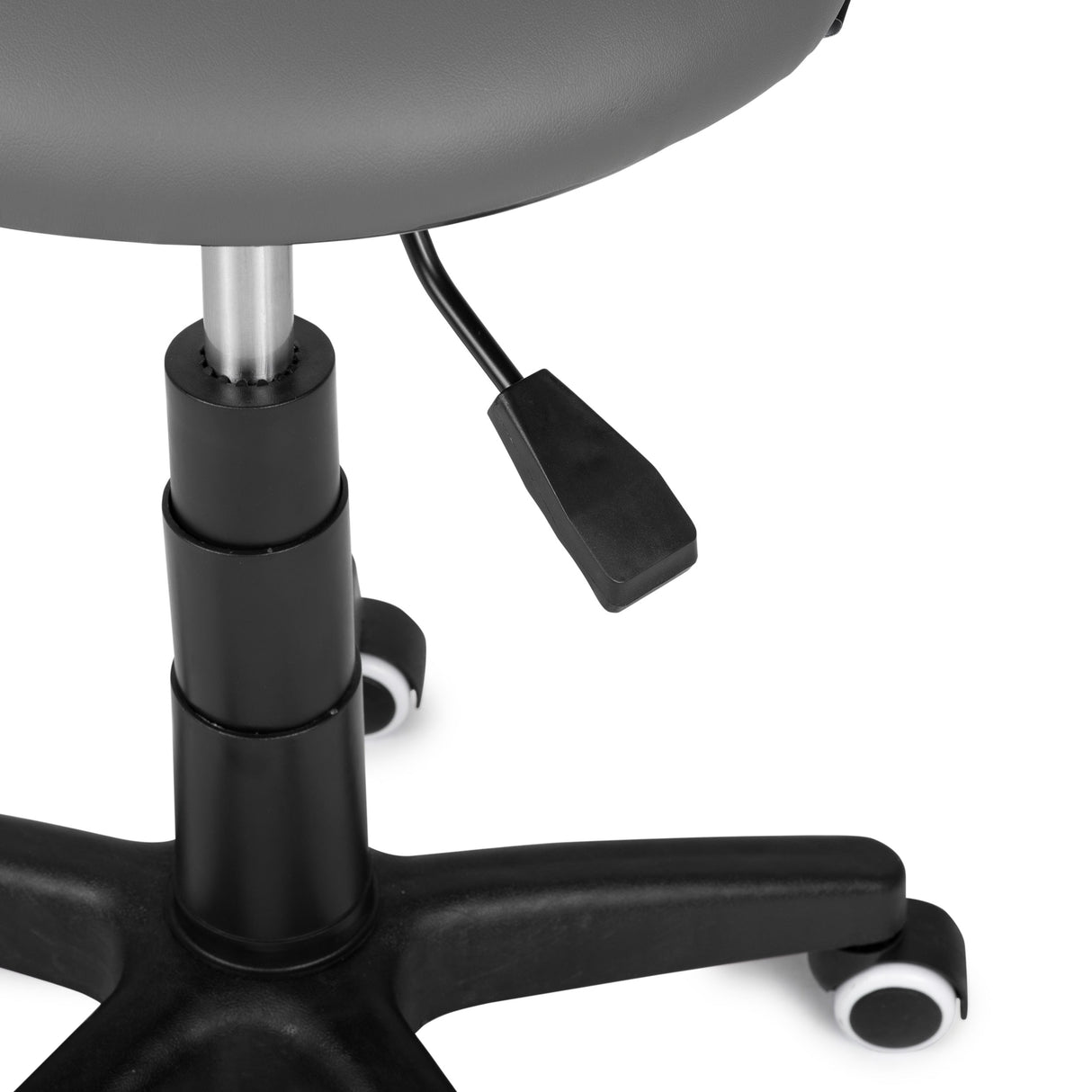 Scaun, Taburet rotativ cu roți și spătar | Tessa