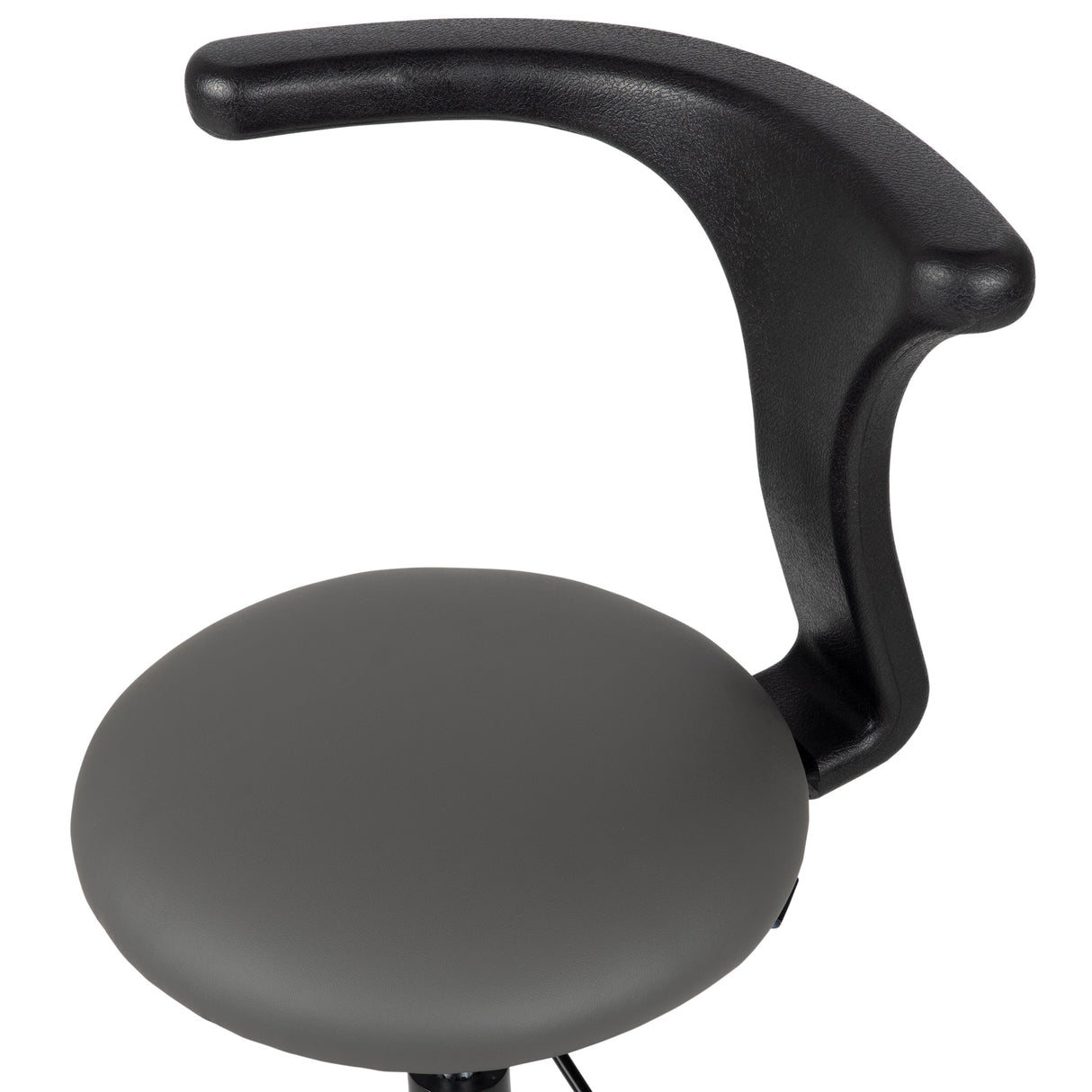 Scaun, Taburet rotativ cu roți și spătar | Tessa