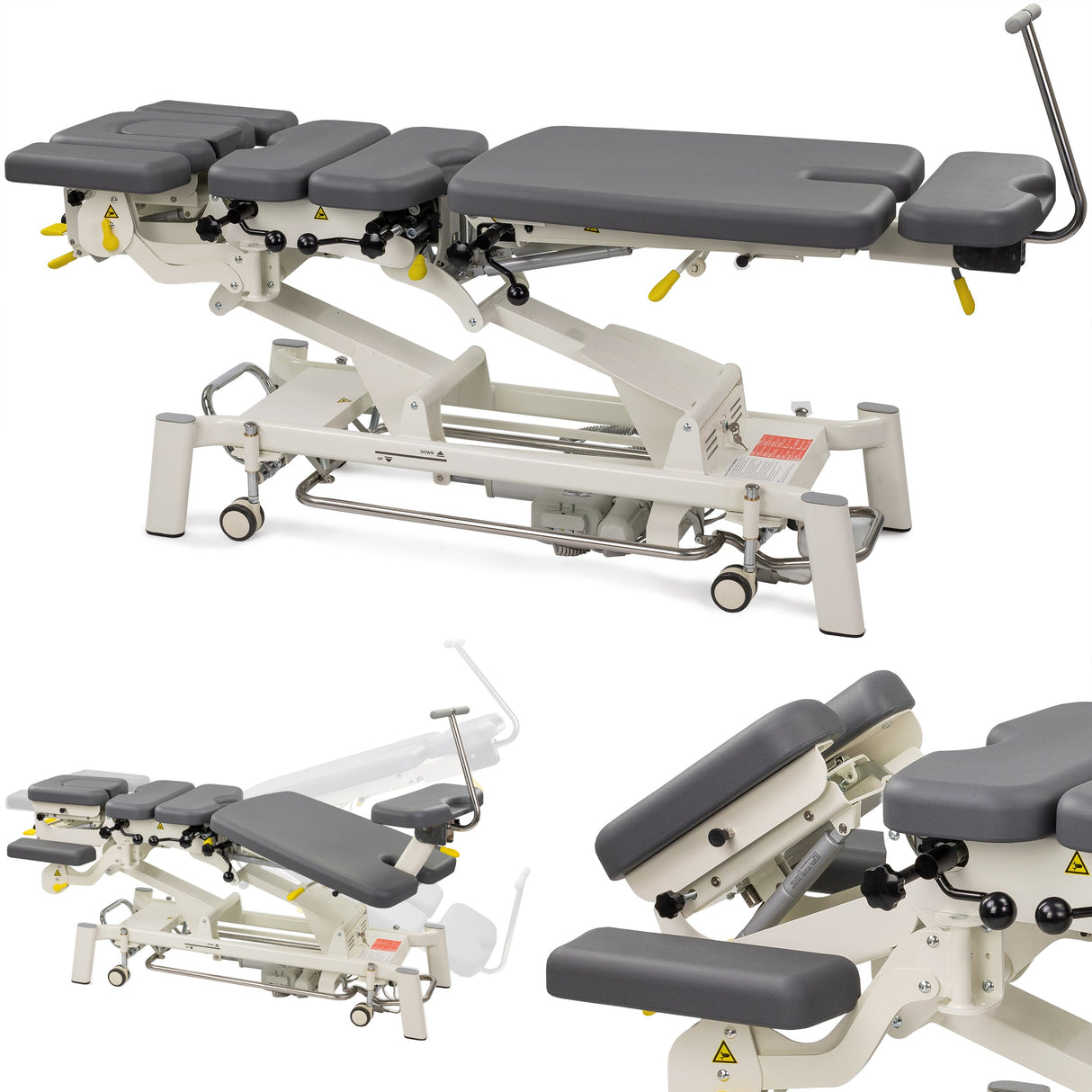 Masă electrică pentru terapie chiropractică | Pat de masaj electric | Evero Upright Chiro Z7 | Ramă Control | 3 ani garanție!