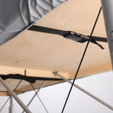 Husă PU rezistentă la uleiuri | cu elastic și trei benzi de prindere | pentru mese de masaj | Gri