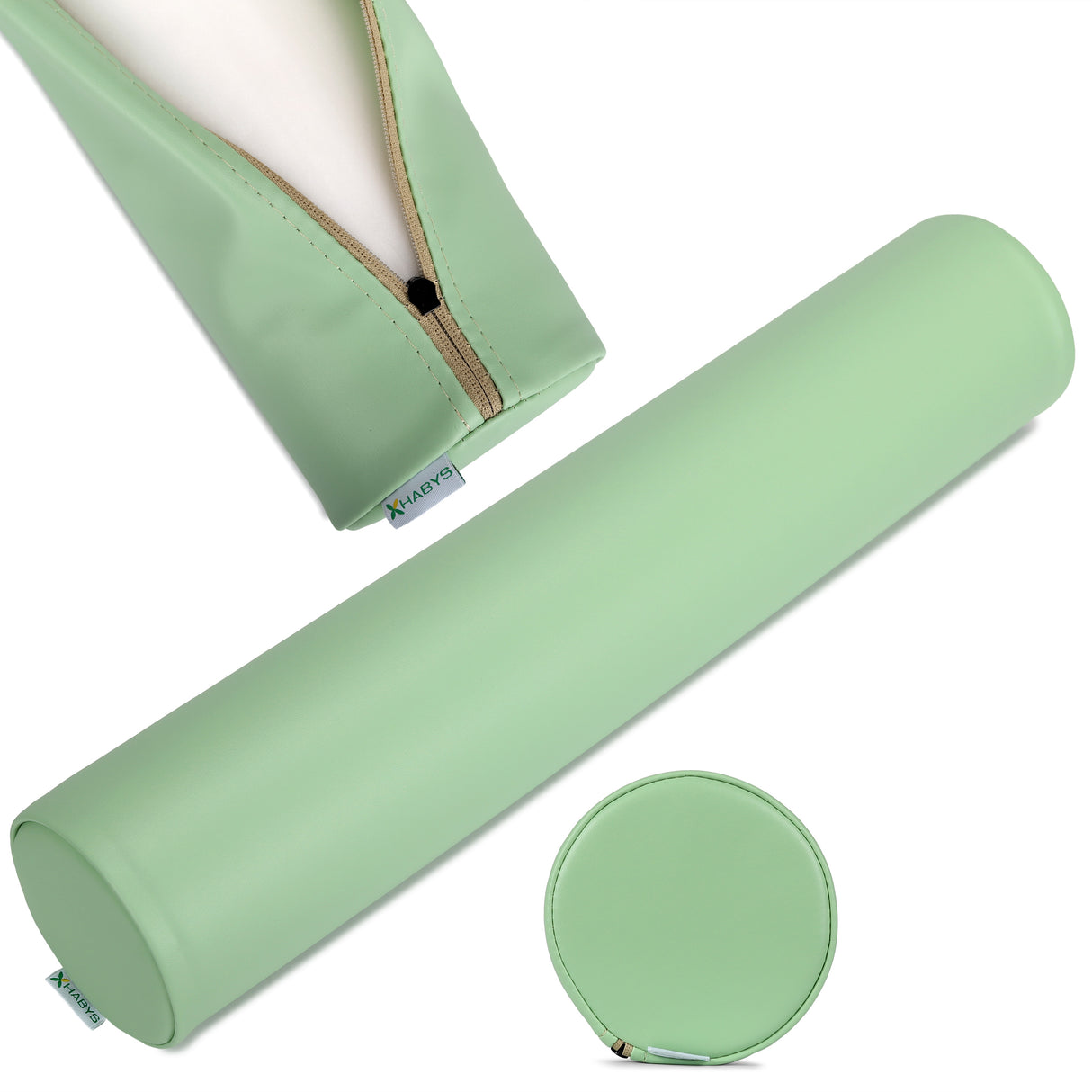 Pernă cilindru de poziționare pentru masaj 12x60 cm | Vinyl Flex