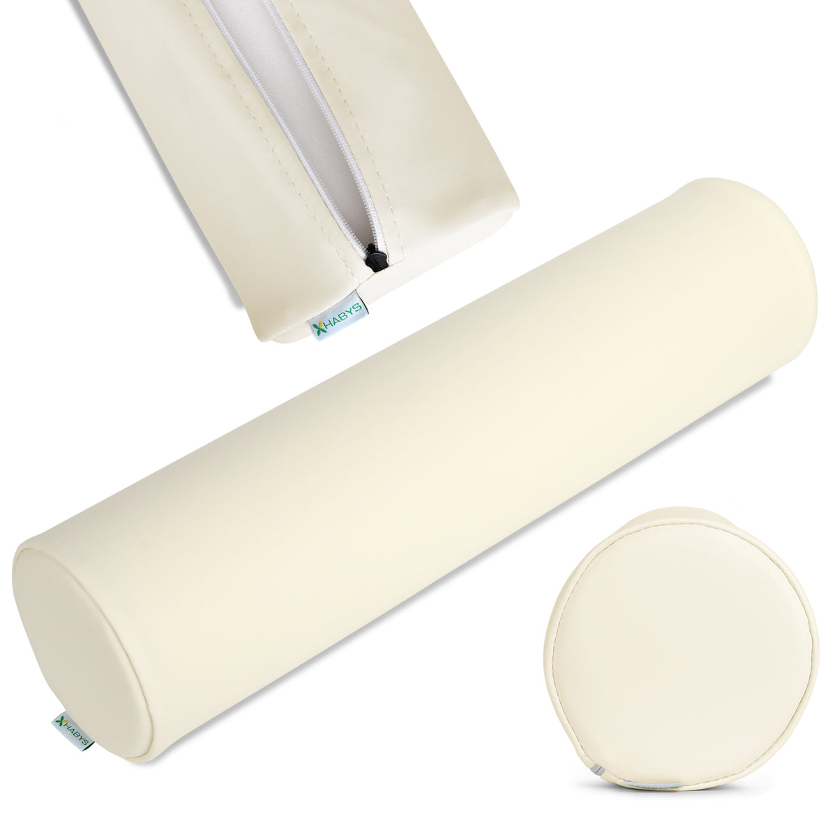 Pernă cilindru de poziționare pentru masaj 15x60 cm | Tapițerie Satin Comfort