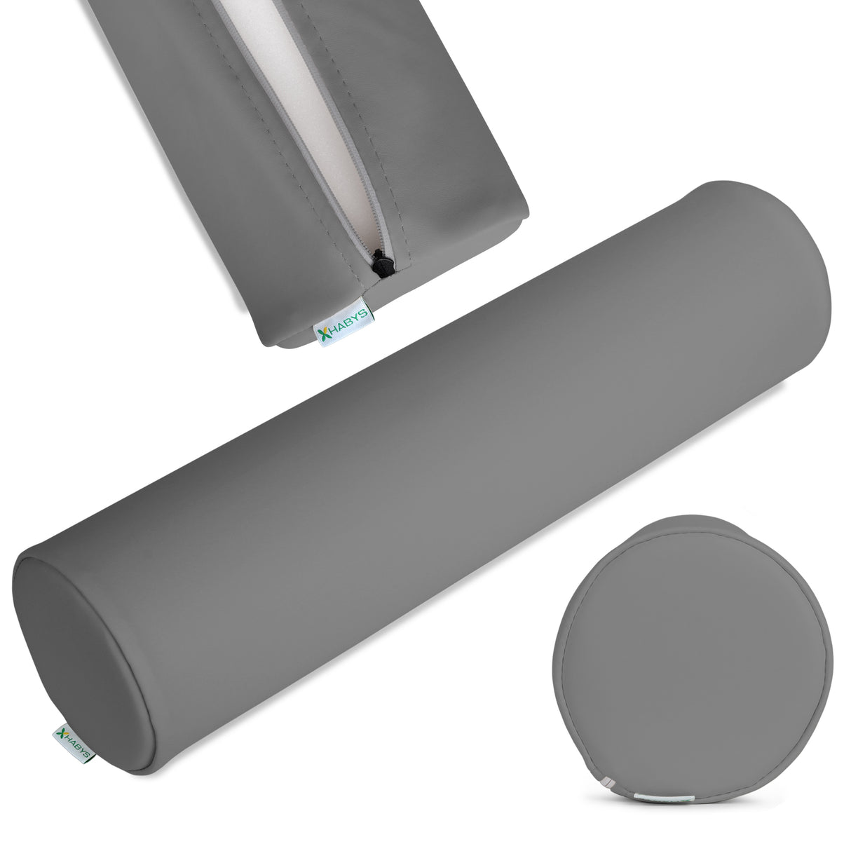 Pernă cilindru de poziționare pentru masaj 15x60 cm | Tapițerie Satin Comfort