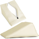 Pernă triunghiulară de poziționare pentru masaj  20x15x10 cm | Tapițerie Satin Comfort