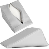 Pernă triunghiulară de poziționare pentru masaj  20x15x10 cm | Tapițerie Satin Comfort