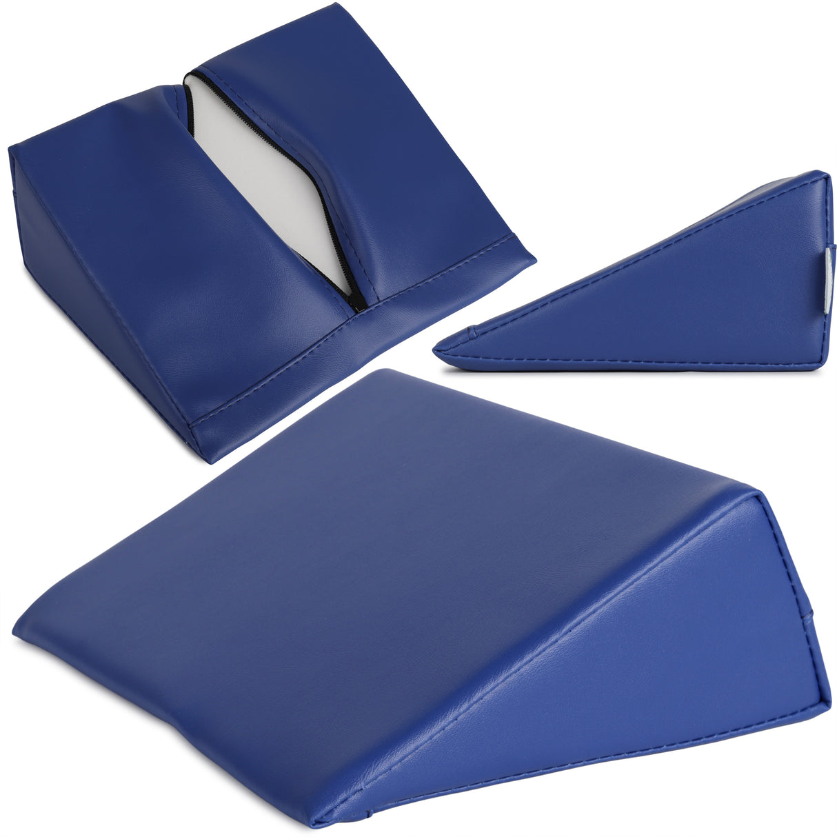 Pernă triunghiulară de poziționare pentru masaj  20x25x10 cm | Vinyl Flex