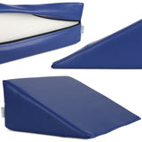 Pernă triunghiulară de poziționare pentru masaj  30x40x16 cm | Vinyl Flex