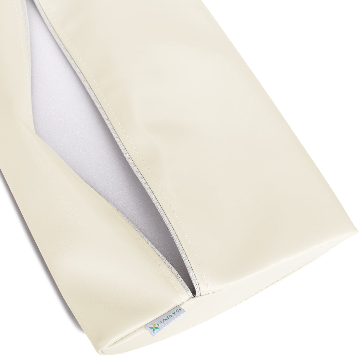 Pernă semi-cilindru de poziționare lombară pentru masaj 40x25x5 cm |  Tapițerie Satin Comfort