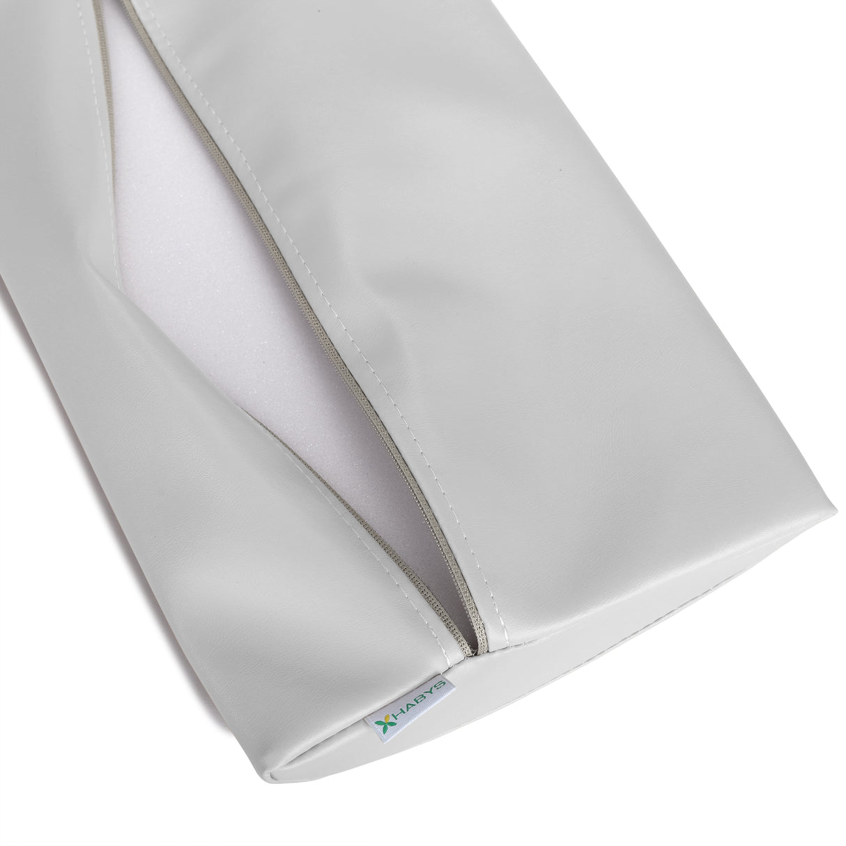 Pernă semi-cilindru de poziționare lombară pentru masaj 40x25x5 cm |  Tapițerie Satin Comfort