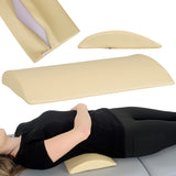 Pernă semi-cilindru de poziționare lombară pentru masaj 40x25x5 cm | Comfy Base