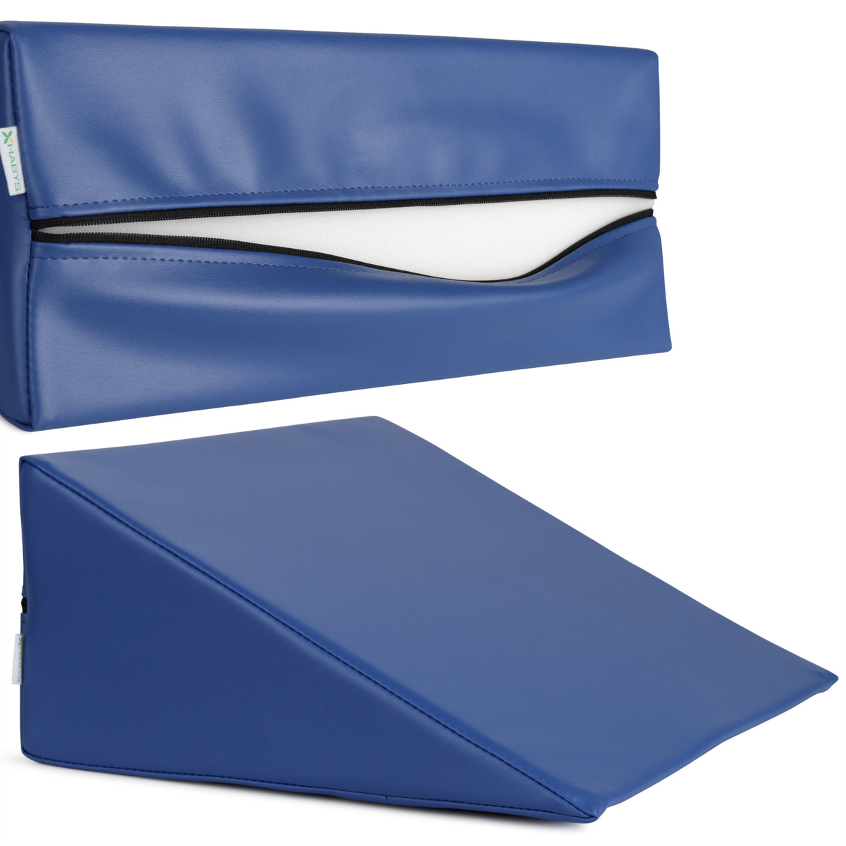 Pernă triunghiulară de poziționare pentru masaj  40x50x20 cm | Vinyl Flex