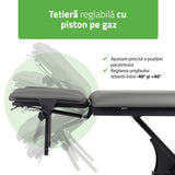 Masă de masaj electrică Fortis 2 Ergo | 2 segmente | Gri deschis-Alb / Gri-Negru | HR SR | Garanție 3 ani