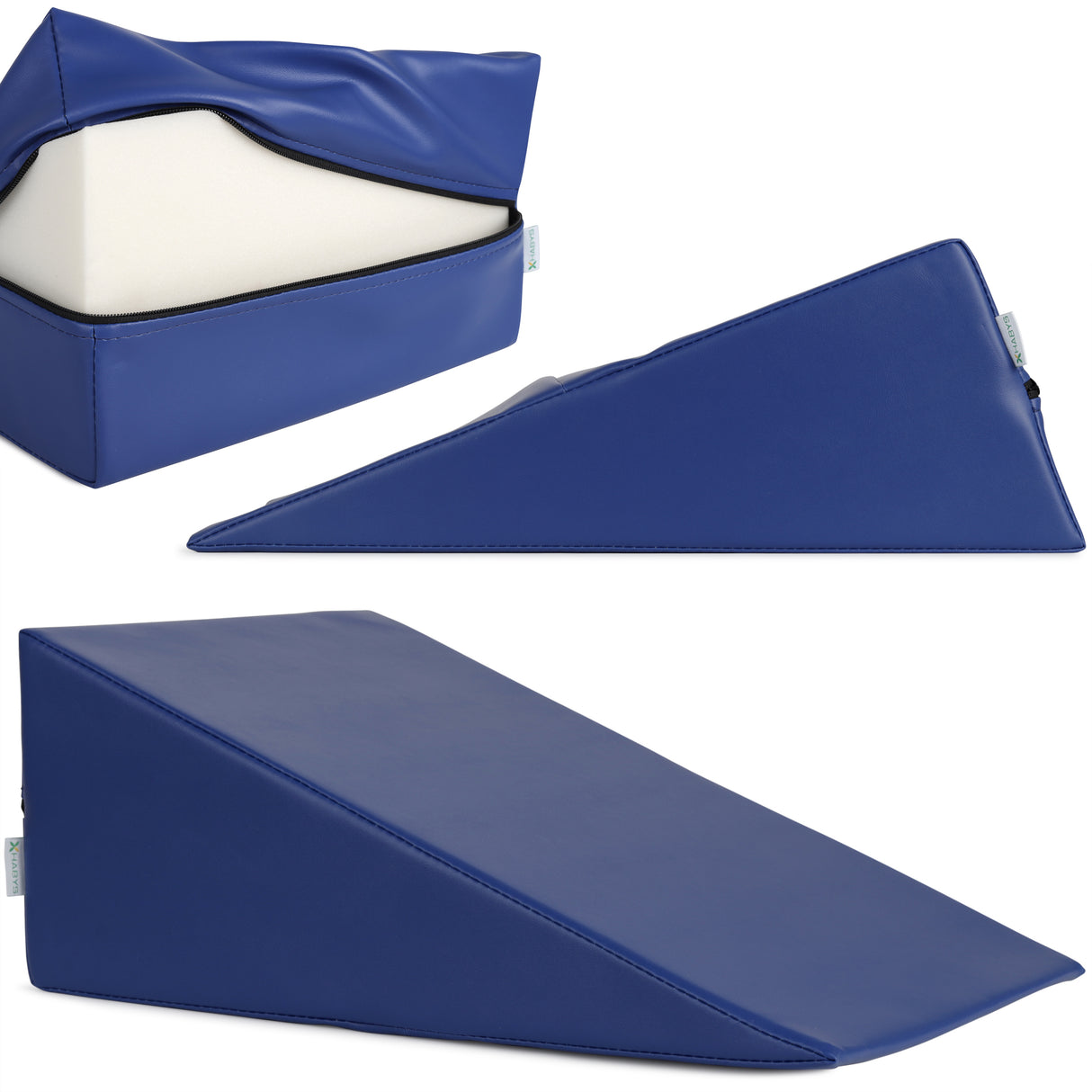 Pernă triunghiulară de poziționare pentru masaj  50x35x20 cm | Vinyl Flex