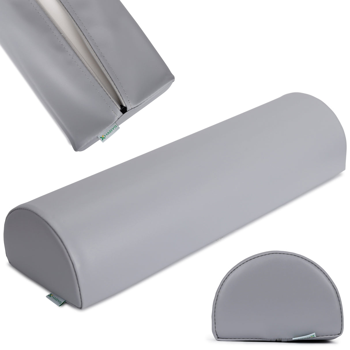 Pernă semi-cilindru de poziționare pentru masaj 60x18x12 cm | Vinyl Flex