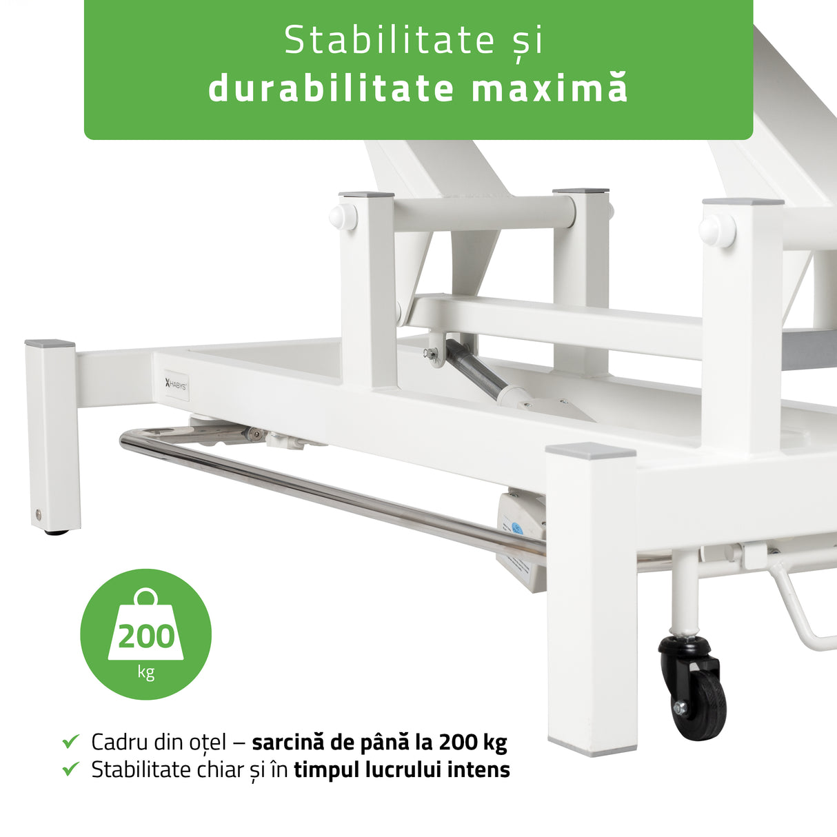 Masă de masaj electrică Fortis 2 Ergo | 2 segmente | Gri deschis-Alb / Gri-Negru | HR SR | Garanție 3 ani
