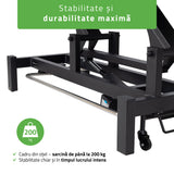 Masă de masaj electrică Fortis 2 Ergo | 2 segmente | Gri deschis-Alb / Gri-Negru | HR SR | Garanție 3 ani
