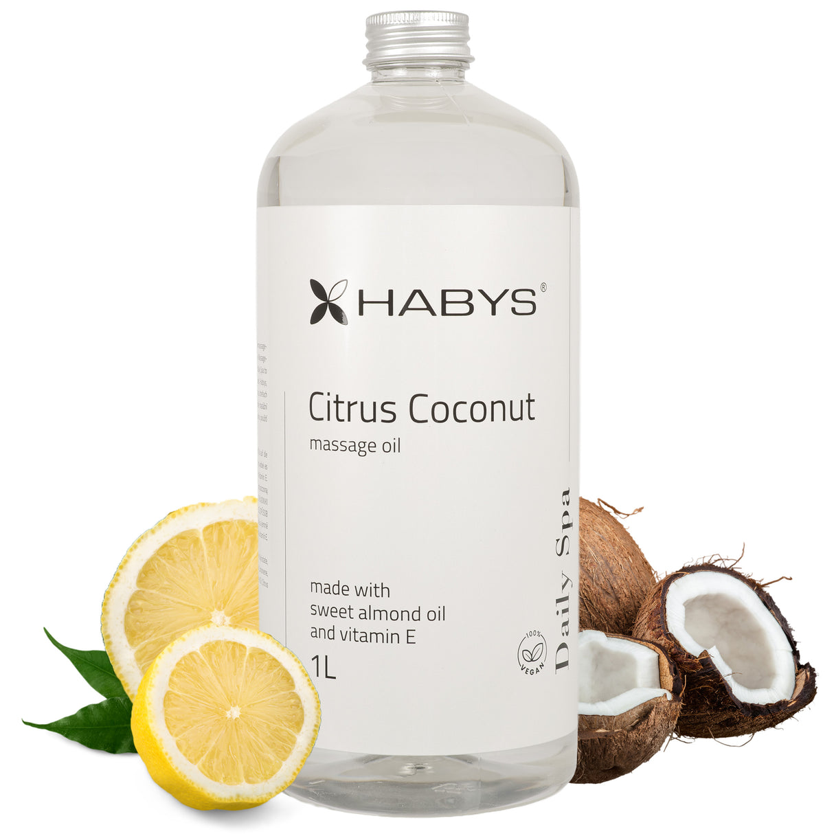 Ulei de masaj Habys | Daily Spa Citrus Coconut | 500 ml, 1l, 5l