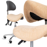 Husă din material frotir pentru Taburet | Sacaun cu roți | Diametru 34-40 cm