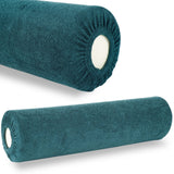 Husă din frotir textil cu elastic pentru cilindru, rolă de poziționare | 15x60 cm | Bej Negru Gri Verde