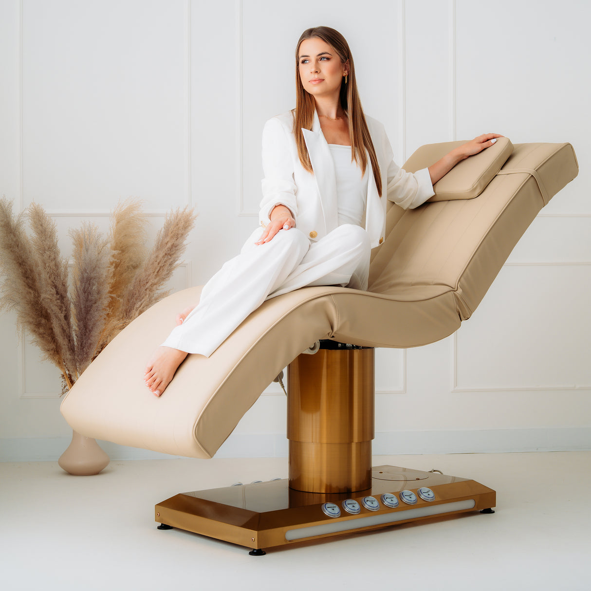 Pat cosmetic electric încălzit | Selina | Panou Control  | Telecomandă Manuală | 3 motoare | Habys