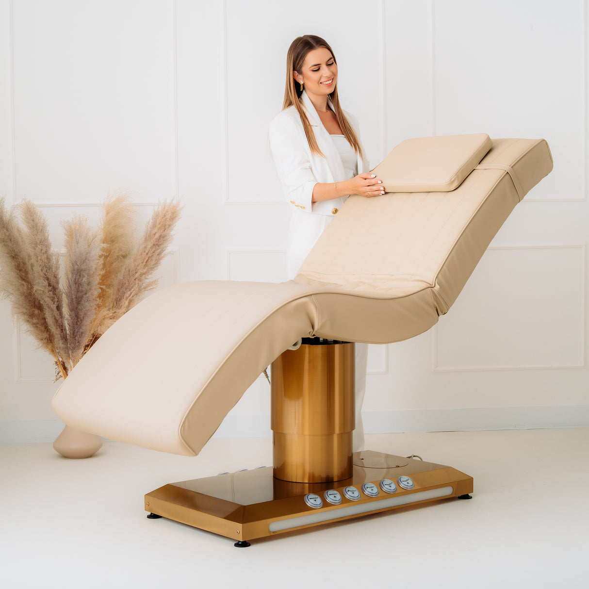 Pat cosmetic electric încălzit | Selina | Panou Control  | Telecomandă Manuală | 3 motoare | Habys
